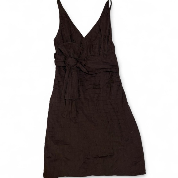 Tracy Reese Dresses & Skirts - Tracy Reese Brown Bow Y2K Dress